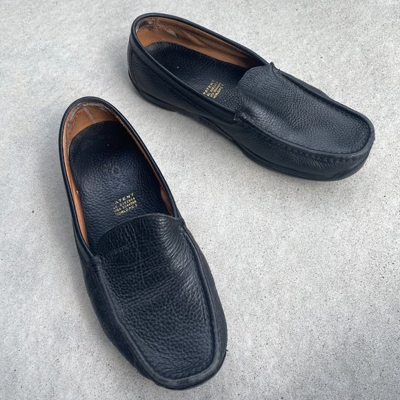 ⭐️ 5/$50 - GEOX vintage black leather loafers - size 10 - Picture 10 of 11